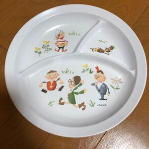 ランチプレート ひょっこりひょうたん島 ノリタケ Noritake メラミン プレート 昭和レトロ 食器