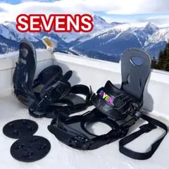 美品　SEVENS スノーボードビンディング SMサイズ　中古品