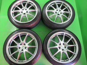 PCD100 RAYS VOLK Racing G25 鍛造 軽量 8j/+45 ハブ約65㎜ LUCCINI BUONO SPORT 215/45R18 製造20年 約9分山 4本セット! 中古 ドリ車