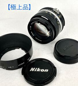 【動作OK美品】NikonニコンNikkor Ai-S 50mm f1.4 単焦点オールドレンズ00202