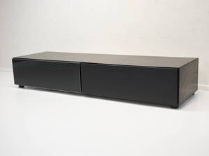 BoConcept ボーコンセプト LUGANO ルガーノ テレビボード ブラック 黒 フラップ扉 キャビネット テレビ台 モダン 北欧 検:カッシーナ 