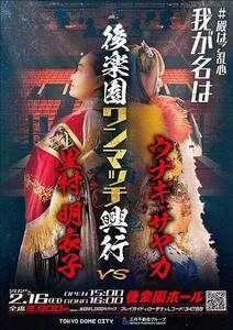 ウナギ　サヤカ　vs　里村　明衣子　ワンマッチ興行 殿はご乱心 後楽園ホール