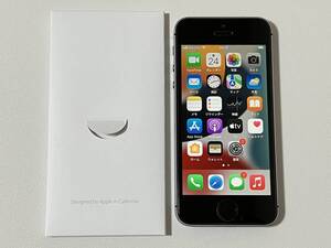 SIMフリー iPhoneSE 128GB Space Gray シムフリー アイフォンSE iPhone SE スペースグレイ 黒 docomo au UQ 楽天 本体 SIMロックなし A1723