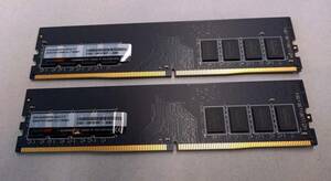 売り切り！メモリ ８GB×2枚組 動作品 panram / DDR4 PC4-19200 CL17 8GB×2枚 16GB /8GBx2=16GB DDR4 DOS/Vデスクトップ用メモリ