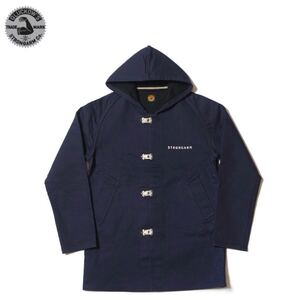 JOHN GLUCKOW NAVY/SIZE 36 Lot.JG-26 “Naval Sideline-Deck Parka プリント” ジョングラッコー