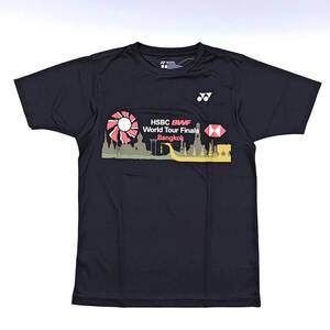 【中古・未使用品】ヨネックス ドライシャツ ツアーファイナルズ 大会記念 Tシャツ S YOB21056 ユニセックス YONEX バドミントンウェア