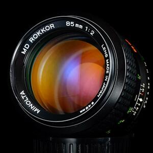 【極美品】動作◎ ミノルタ MD ROKKOR 85mm F2