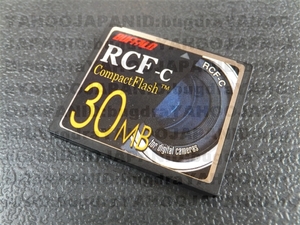 BUFFALO CF コンパクトフラッシュメモリーカード RCF-C 30MB 即決