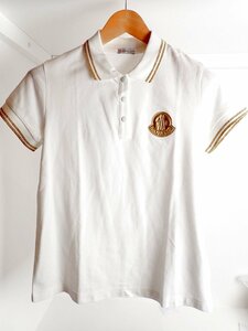 超美品 MONCLER(モンクレール) MAGLIA POLO MANICA ワッペン ポロシャツ レディース