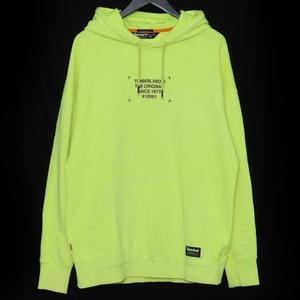 TIMBERLAND ロゴフーディー Sサイズ ネオンイエロー TB0A2DXU ティンバーランド スウェットパーカー logo hoodie