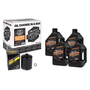 ハーレー専用 Maxima マキシマ V-Twin Mineral Engine Oil 20W-50 クイックチェンジキット フィルター付き エボリューションエンジン向け