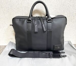 新品 ヴィヴィアン ウエストウッド 2way ビジネスバッグ ショルダーバッグ 黒 08110/412BB