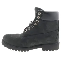 LOUIS VUITTON (ルイヴィトン) 24AW×Timberland 6INCH ANKLE BOOT ティンバーランド モノグラムアンクルブーツ ハイカットスニーカー シューズ ブラック