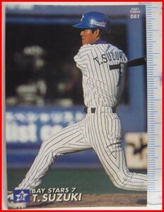 カルビープロ野球カード2001年#081【鈴木 尚典(横浜ベイスターズ)】平成13年チップスおまけ食玩トレーディングカード【中古】送料込