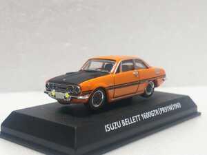 コナミ 1/64 いすゞ ベレット1600GTR (PR91W) 1969 オレンジ ベレG 絶版名車 Isuzu Bellett Orange