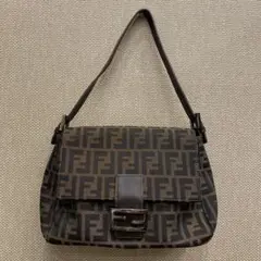 美品 FENDI フェンディ マンマバケット ショルダー ズッカ柄 ヴィンテージ