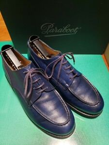 【美品・希少カラー】Paraboot　パラブーツ　シャンボード　ブルー　UK7