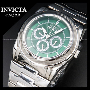 薄型モデル★上品デザイン★グリーン文字盤 INVICTA Slim 46259　インビクタ　スリム