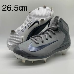 NIKE 野球　スパイク　金具　グレー　26.5㎝　日本未発売