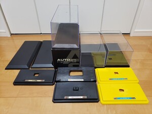 AUTOART　オートアート　Crystal Case　クリスタルケース　1個　T-CASE　2個セット　台座のみ　まとめ　1/18スケール用　アクリルケース