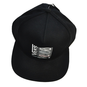 VANS / バンズ VANS OFF THE WALL LOGO SNAP BACK CAP BLACK