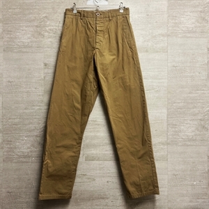 Maison Margiela メゾンマルジェラ 21SS オックスフォードテーパードチノトラウザーズ ベージュ size44 S50KA0542【中目黒R10】