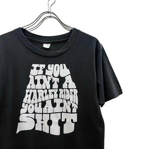 70s ビンテージ ハーレーダビッドソン プリント Tシャツ Lサイズ USA製 70年代 ヴィンテージ Harley-Davidson バイカー チョッパー