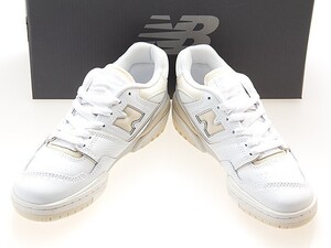 新品/NEW BALANCE/ニューバランス/BBW550BK/レディースサイズ/WHITE/IVORY/ホワイト/アイボリー/ワイズB/23.5cm