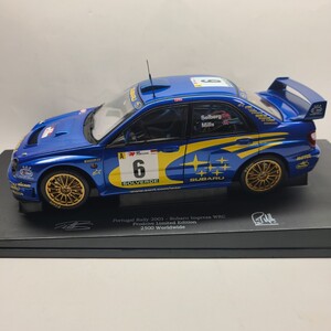 オートアート1/18 スバル インプレッサWRC ポルトガルラリー2001 プロドライブ リミテッドエディション2500