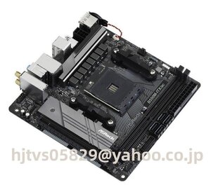 ASRock B550M-ITX/ac マザーボード AMD B550 AMD Ryzen 3000/5000 Mini-ITX メモリ最大64G対応 保証あり　