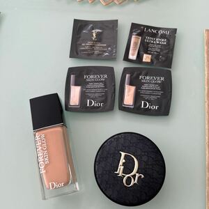 中古　Dior ディオール リキッドファンデーション　クッションファンデケースのみ　試供品6点