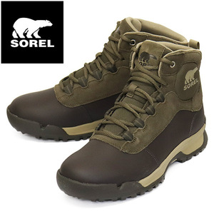 SOREL (ソレル) NM4983 バクストン ライト レース ウォータープルーフ メンズ レインブーツ 245 MAJOR JET SRL115 US9-約27.0cm