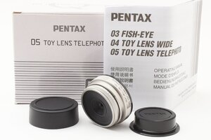 PENTAX 05 TOY LENS TELEPHOTO Qマウントレンズ トイレンズ [美品] 元箱 取扱説明書 前後キャップ付き