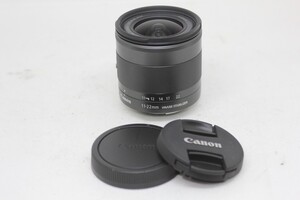 No.0093-1386／Canon 超広角ズームレンズ EF-M11-22mm F4-5.6IS STM ミラーレス専用 EF-M11-22ISSTM