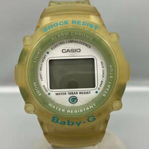 ジャンク CASIO／Baby-G ／BG-300 腕時計 裏蓋変色 ケース破損 不動