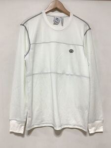 て1407 adidas originals アディダス オリジナルス メッシュ長袖Tシャツ O ワッフル ホワイト ドライ 速乾