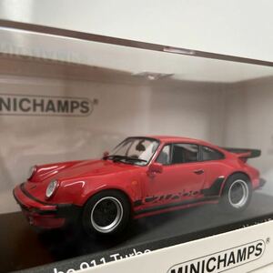 限定500台 MINICHAMPS 1/43 PORSCHE 911 turbo 930型 1979年 Red PMA ポルシェ ターボ レッド ミニカー モデルカー