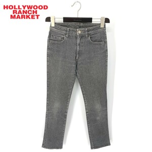 A6154/春夏 HOLLYWOOD RANCH MARKET ハリウッドランチマーケット ストレート トラウザーズ テーパード デニム パンツ 2 灰色/メンズ