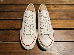 コンバース chuck Taylor チャックテイラー ct70 オールスター CONVERSE 三ツ星 OX ローカット LOW 生成 ホワイト 27.0 27