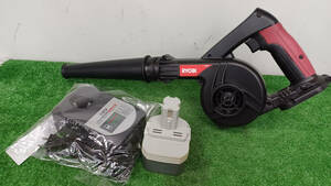 【中古品】リョービ(RYOBI) 充電式ブロワ BBL120 バッテリー＋充電器 電動工具/ITV6FQSUYN20