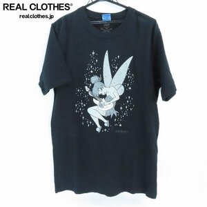 ☆Roen/ロエン×WALT DISNEY/ウォルトディズニー ティンカーベル ギター 半袖Tシャツ 48 /UPK