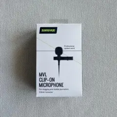 最安値　SHURE MVL CLIP-ON MICROPHONE ラベリアマイク