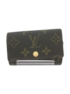 LOUIS VUITTON◆ミュルティクレ6_モノグラム_BRW/ブラウン