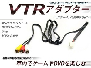 【メール便送料無料】 VTR入力アダプター トヨタ プレミオ NZT260/ZRT260/261/265 H19.6～H24.11 外部入力 メーカーナビ用