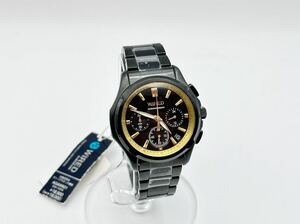 6-40 未使用 SEIKO セイコー WIRED ワイアード メンズ 腕時計 ウォッチ クオーツ クロノグラフ ブラック コンピレーション AGAW621