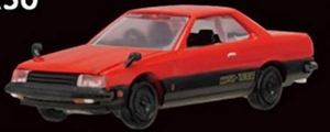 未開封 日産スカイラインRS Skyline R30 レッド/ブラックツートーン 1/72スケール ギミック搭載キット Cカークラフト ガシャ ガチャ