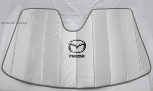 ◎US マツダ純正 アクセラ専用 BM/BY型 サンシェード 2014年～2018年 (米名：MAZDA 3)＊5.5mm厚でしっかりした造り