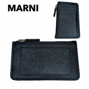 状態良 MARNI マルニ レザー フラグメントケース コインケース カードケース ミニウォレット 定期入れ 小銭入れ レディース メンズ