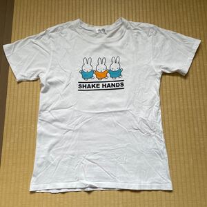 ミッフィー Tシャツ miffy 半袖Tシャツ LOFT 半袖tシャツ SHAKE HANDS プリントTee