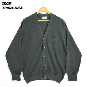 IZOD Cardigan 1990s USA L SWT2338 アイゾッド カーディガン アクリルカーディガン 1990年代 アメリカ製